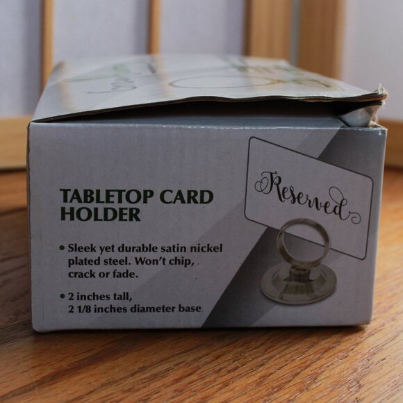 Gray Bunny 12pc Tabletop Card Holders - Picture 3 of 7